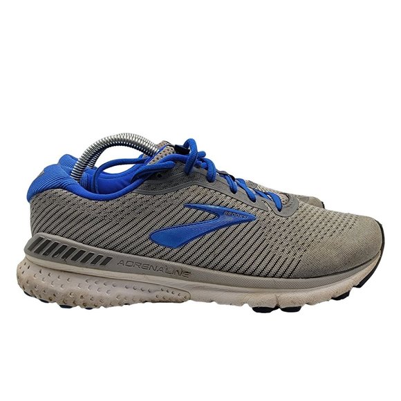Brooks Adrenaline GTS 20 Mens 9.5 Gray Blue Running Shoes Sneakers 1103071D051 main image 2